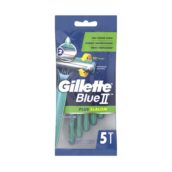 Gillette Blue II Slalom Ξυραφάκια Μίας Χρήσης 5τμχ