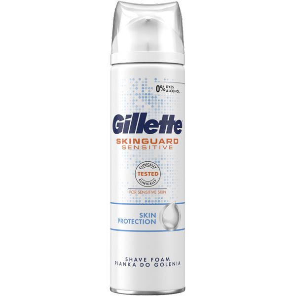 Gillette SkinGuard Sensitive Shaving Foam for Sensitive Skin 250ml