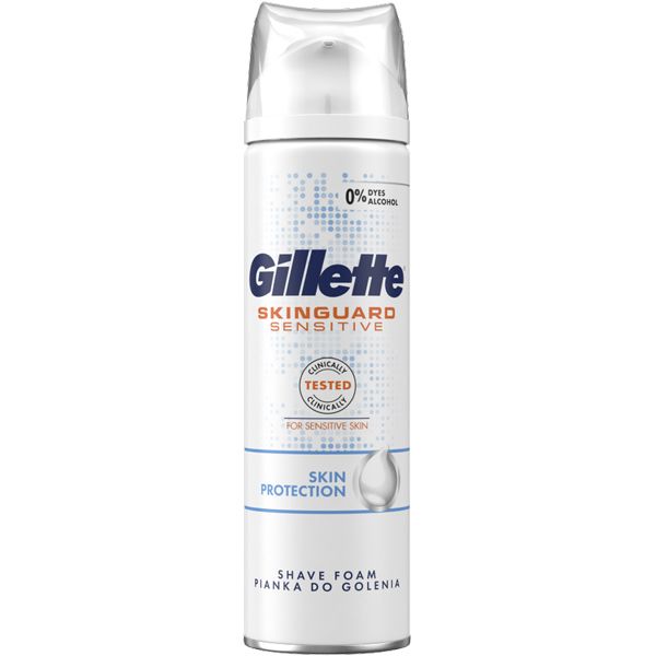 Gillette Skinguard Sensitive Αφρός Ξυρίσματος 250ml