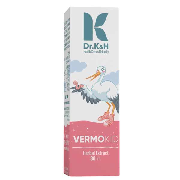 Dr K&H VermoKid Για Παράσιτα του Εντέρου 30ml
