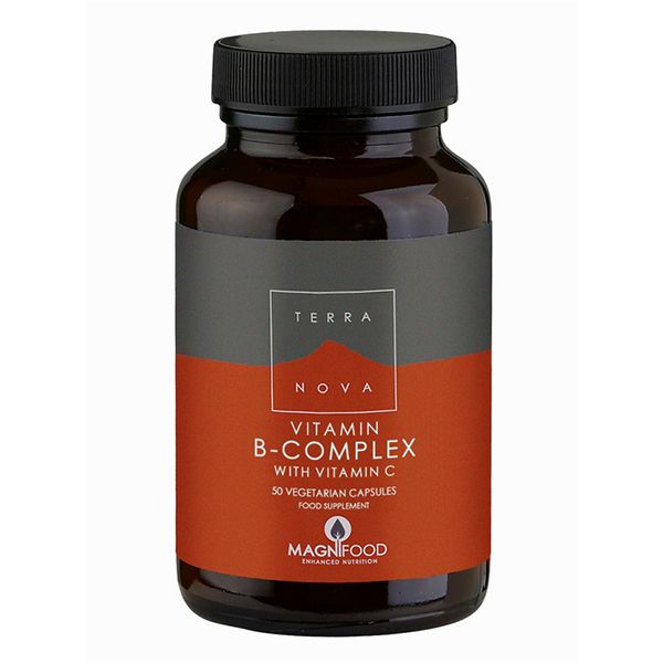 Terranova Vitamin B-Complex With Vitamin C 50 Veg Caps