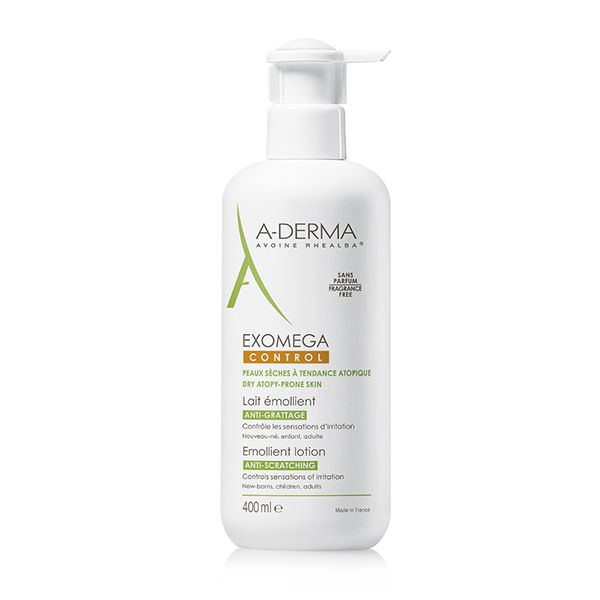 A-Derma Exomega Control Lait Emolliente 400 ml