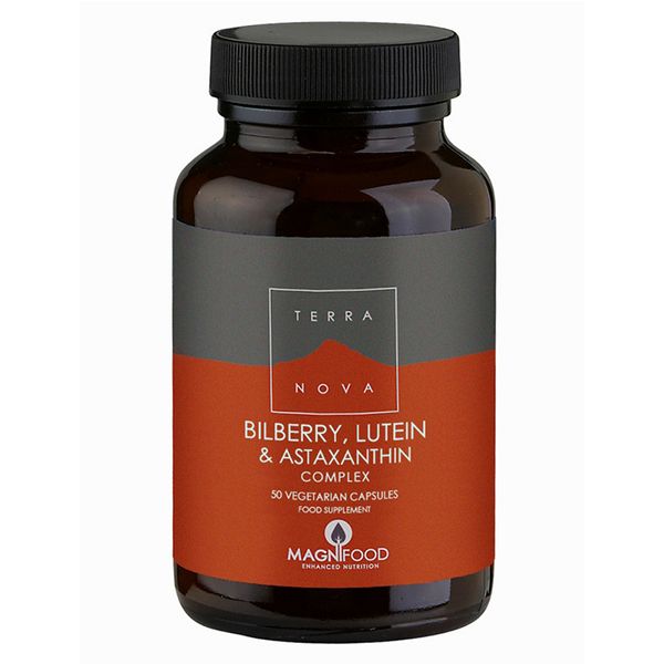 Terranova Bilberry, Lutein & Astaxanthin Complex 50 Veg Caps