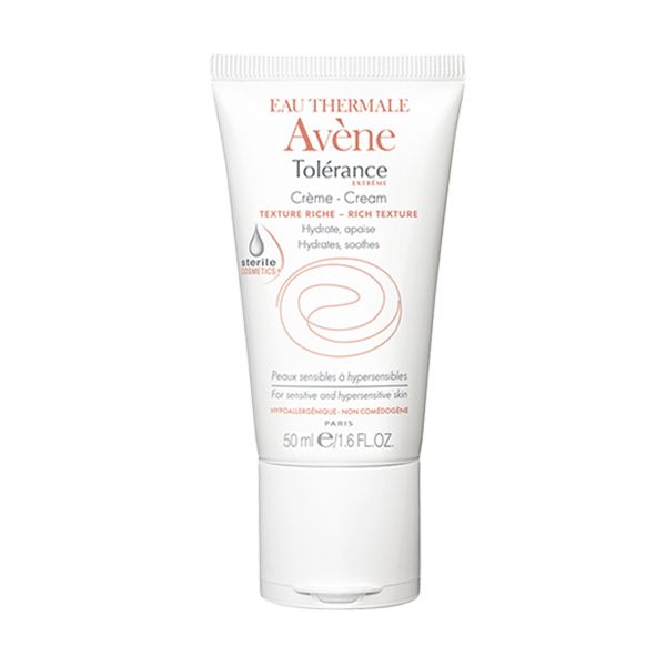 Avene Tolerance Extreme Αποστειρωμένη Ενυδατική & Καταπραϋντική Κρέμα προσώπου Για Ευαίσθητες & Ξηρές Επιδερμίδες 50ml