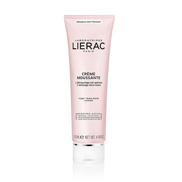 Lierac Creme Moussante Double Nettoyant Αφρίζουσα Κρέμα Προσώπου Για Διπλό Καθαρισμό Για Μικτές Επιδερμίδες 150ml