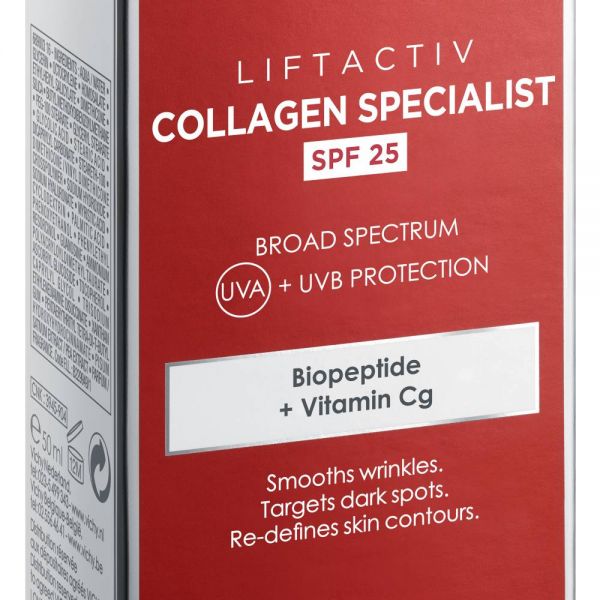 Vichy Liftactiv Colagen Specialist Spf25 Αντιγηραντική Αντηλιακή Κρέμα Προσώπου 50ml