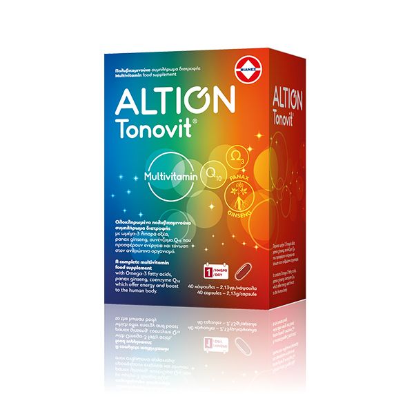 Altion Tonovit Πολυβιταμινούχο Συμπλήρωμα Διατροφής 40caps