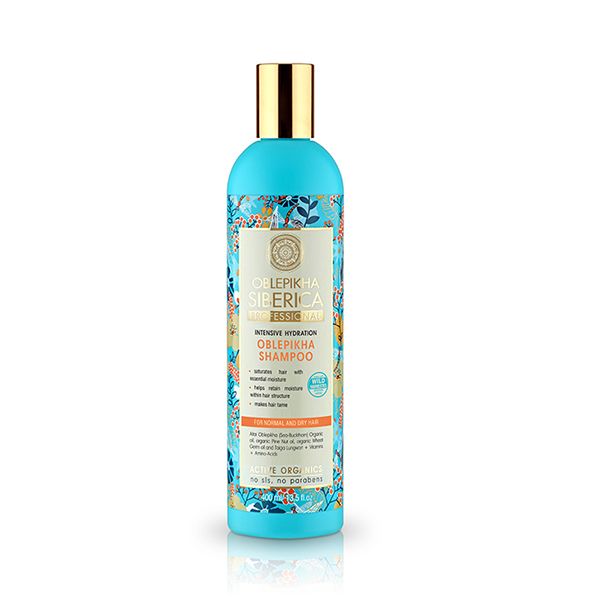 Natura Siberica Professional Oblepikha  Intensive Hydration Shampoo For Normal & Dry Hair 400ml