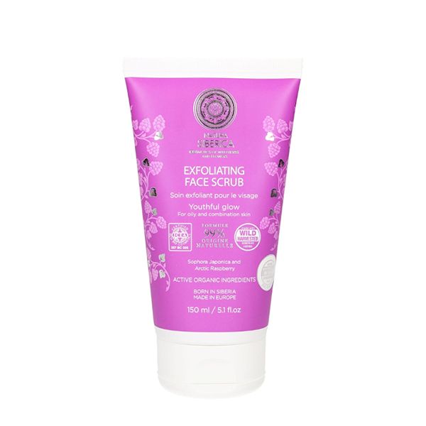 Natura Siberica Exfoliating Face Scrub Youthful Glow For Oily & Combination Skin 150ml