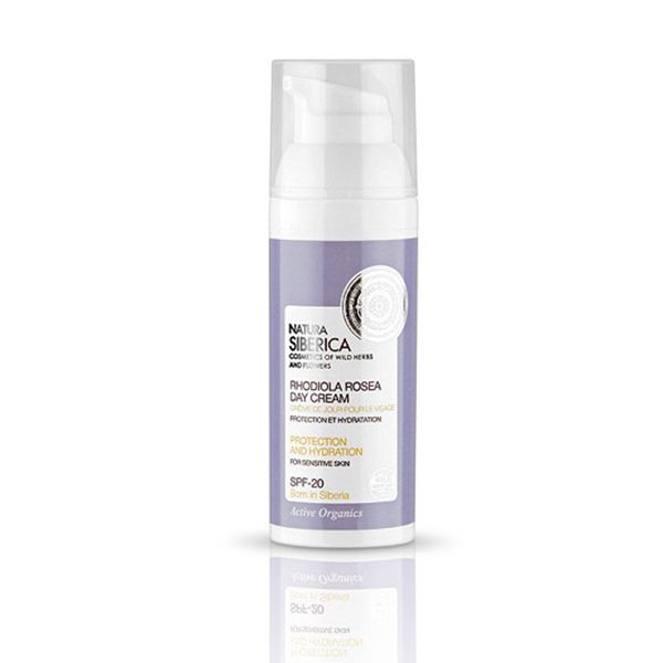 Natura Siberica Rhodiola Rosea Day Cream Protection & Hydration For Sensitive Skin Spf20 22Y+ 50ml