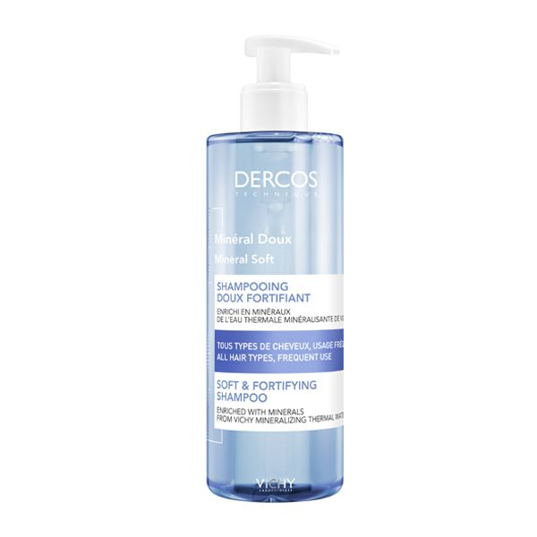 Vichy Dercos Mineral Απαλό & Τονωτικό Σαμπουάν 400ml