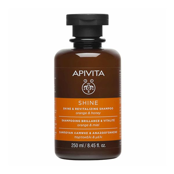 Apivita Shampoo Shine and Revitalizing with Orange and Honey 250 ml