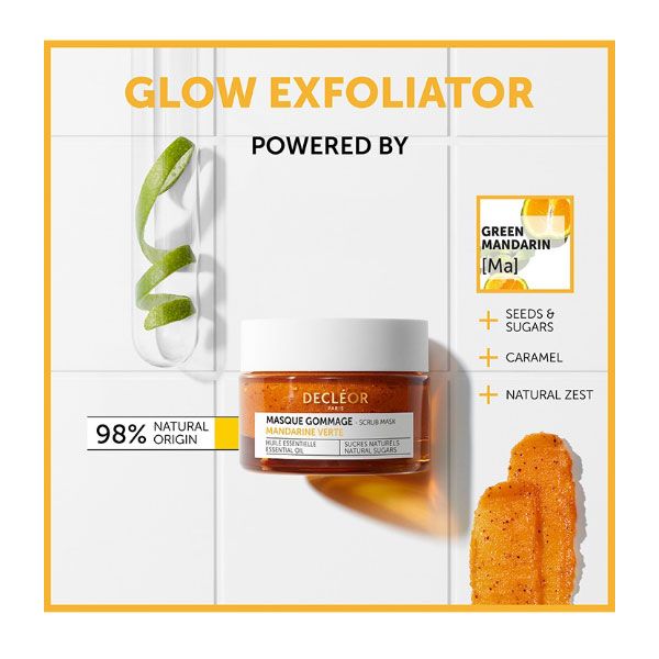 Decleor Green Mandarine Scrub Mask Glowin Skin 50ml