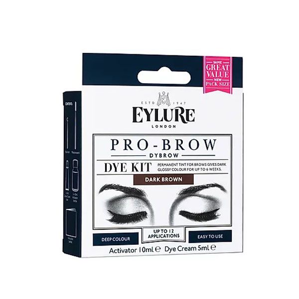 Eylure Dybrow Dye Kit Βαφή για τα Φρύδια Brown 10ml