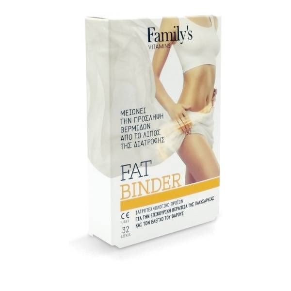 Family's Vitamins Fat Binder Συμπλήρωμα Διατροφής για Μείωση του Σωματικού Βάρους 32 Δισκία