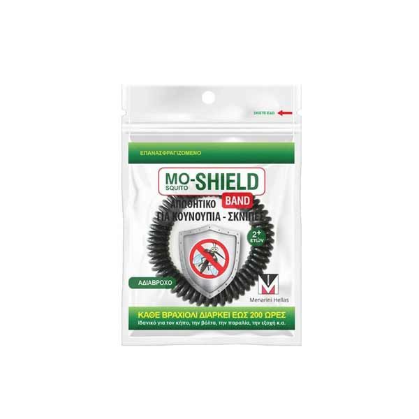 Mo-Shield Απωθητικό Βραχιόλι για Κουνούπια-Σκνίπες 2 ετών+ 1 τμχ