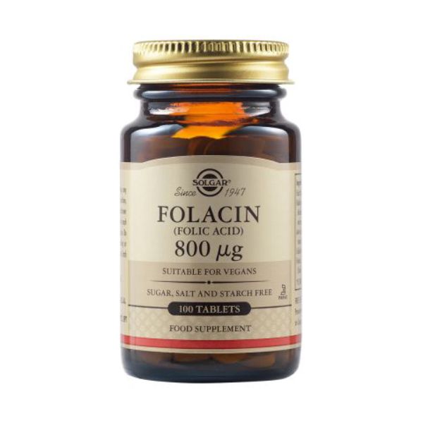 Solgar Folacin (Folic Acid) 800mcg 100 Tablets