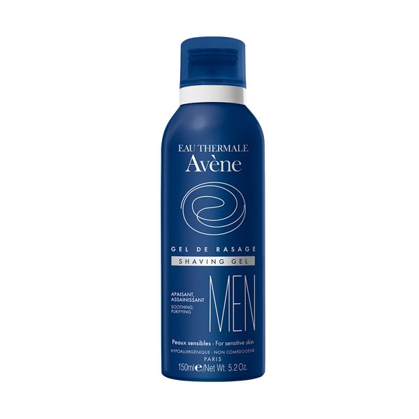 Avene Men Shaving Gel Soothing Purifying For Sensitive Skin 150ml