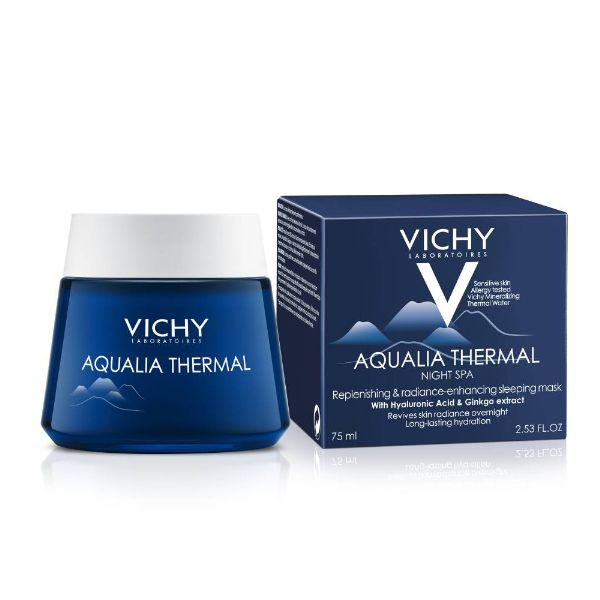 Vichy Aqualia Thermal Night Spa Replenishing Anti-Fatigue Moisturizing Sleep Mask 75ml