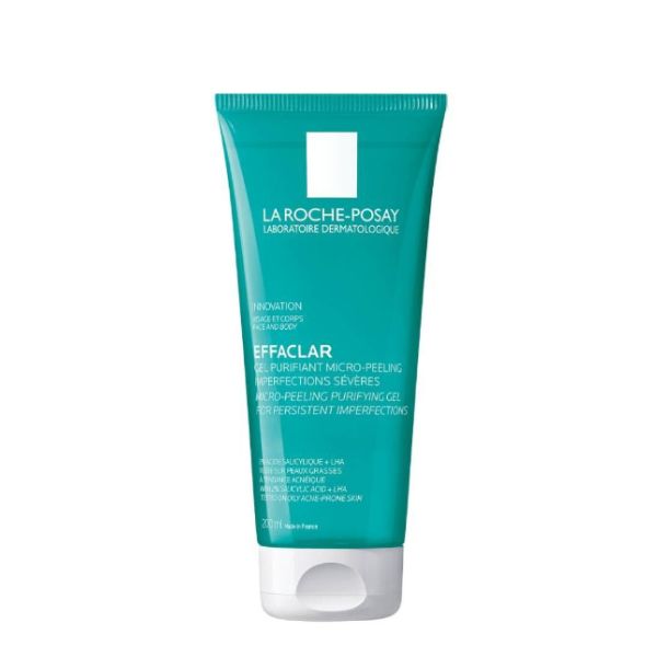 La Roche-Posay Effaclar Αφρώδες Τζελ Καθαρισμού & Απολέπισης Προσώπου/Σώματος Για Λιπαρό/Ακνεϊκό Δέρμα 200ml