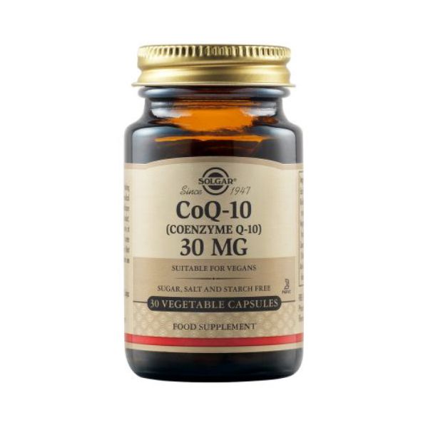 Solgar Vegetarian CoQ-10 30mg 30 φυτικές κάψουλες