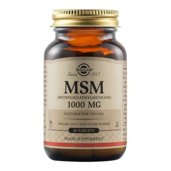 Solgar MSM 1000mg 60 ταμπλέτες