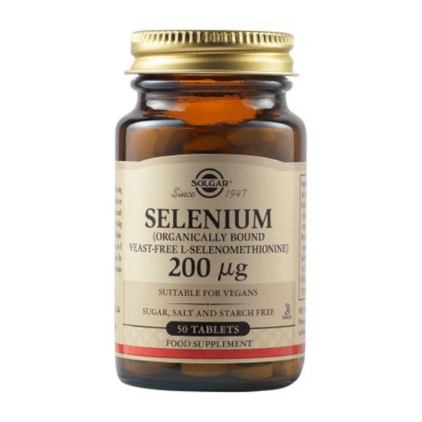 Solgar Selenium 200mcg 50 Tablets