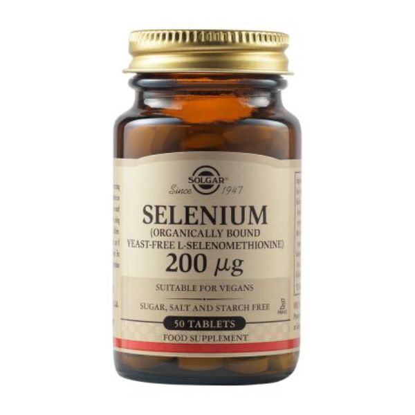 Solgar Selenium 200mg 50 ταμπλέτες