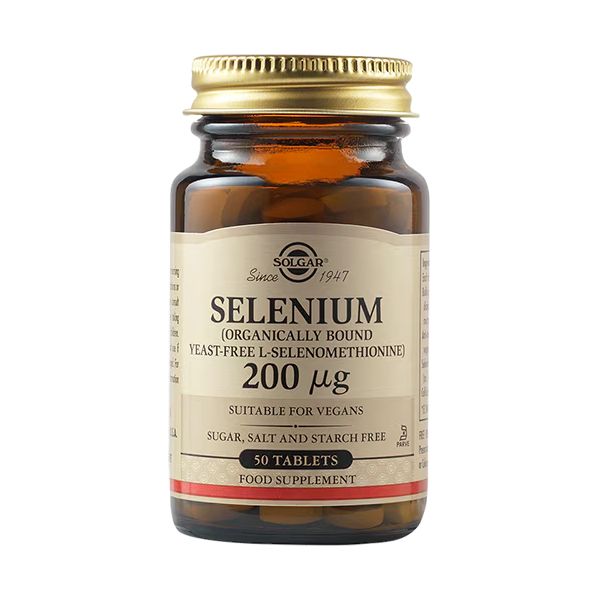 Solgar Selenium (Organically Bound Yeast-Free L-Selenomethionine) 200 mcg 50 Ταμπλέτες