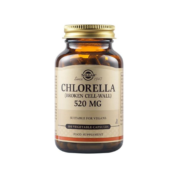 Solgar Chlorella 520mg 100 veg. caps