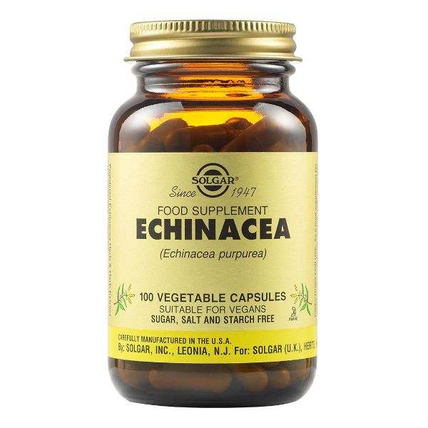 Solgar Echinacea (Echinacea purpurea) 100 Veg. Caps