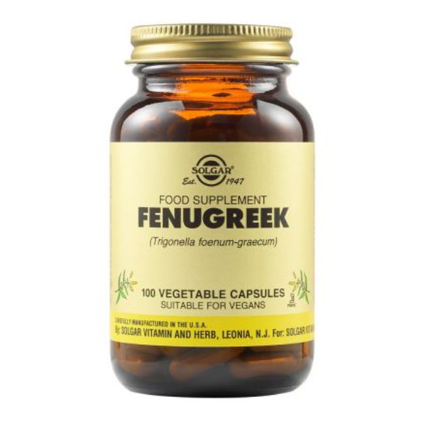 Solgar Fenugreek 520mg 100 φυτικές κάψουλες