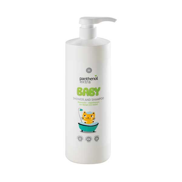 Panthenol Extra Baby Σαμπουάν/Αφρόλουτρο Για Βρέφη & Παιδιά 1000ml