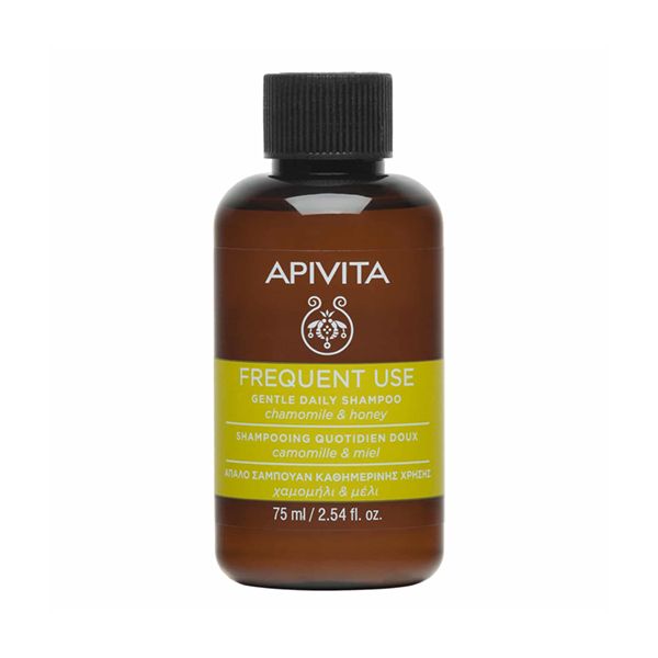 Apivita Shampoo Gentle Daily with Chamomile and Honey 75 ml Travel Size