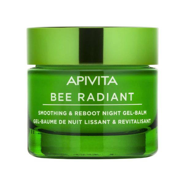 Apivita Bee Radiant Gel-Balm Προσώπου Νυκτός Για Λείανση & Αναζωογόνηση 50ml