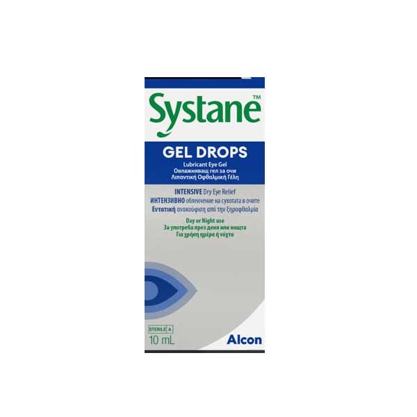 Alcon Systane Gel Drops Λιπαντική Οφθαλμική Γέλη 10ml