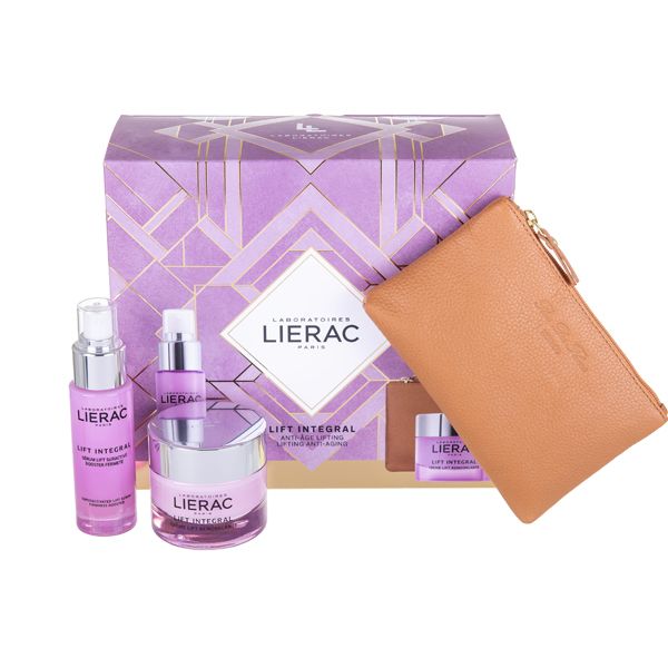 Lierac Lift Integral Set with Superactivated Lift Serum 30ml & Gift Sculpting Lift Cream for Normal/Dry Skin 50ml & Elegant Card Holder
