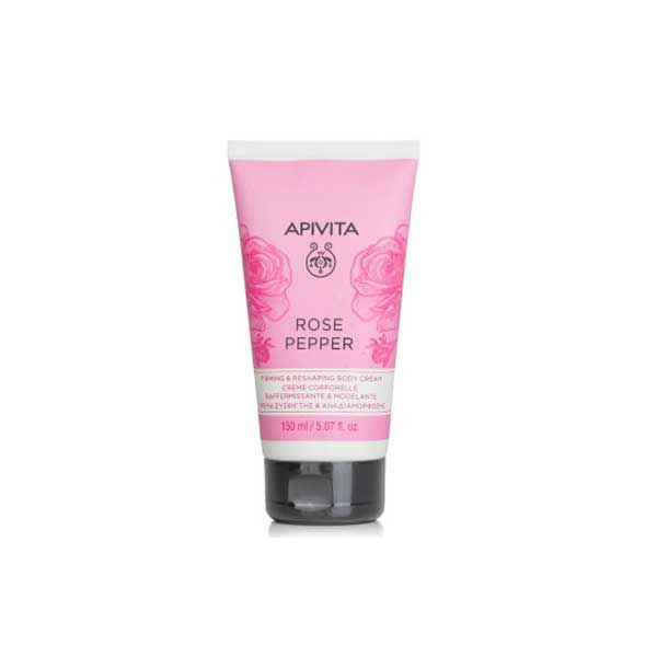 Apivita Rose Pepper Κρέμα Σύσφιξης & Αναδιαμόρφωσης Σώματος 150ml