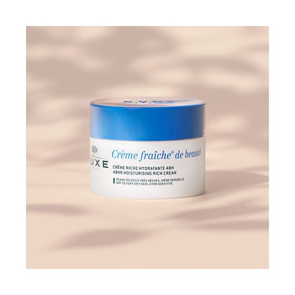 Nuxe Creme Fraiche De Beaute 48ωρη Ενυδατική Κρέμα Προσώπου Πλούσιας Υφής Για Ξηρή/Πολύ Ξηρή Επιδερμίδα 50ml
