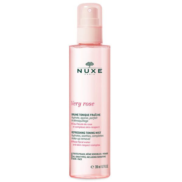 Nuxe Very Rose Refreshing Toning Mist Τονωτικό & Ενυδατικό Σπρει Προσώπου 200ml