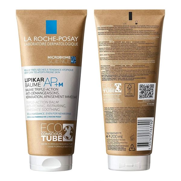 La Roche-Posay Lipikar Baume AP+M Μαλακτικό Βάλσαμο Για Το Ξηρό/Ατοπικό Δέρμα Όλης Της Οικογένειας Eco Pack 200ml