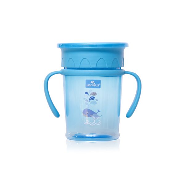 Lorelli Baby Care Εκπαιδευτικό Κύπελλο 360° Με Λαβές, Σε 3 Χρώματα 270ml