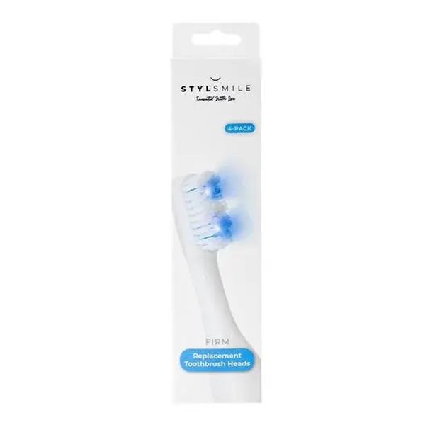 STYLSMILE Replacement Toothbrush Heads "Firm" 4pcs