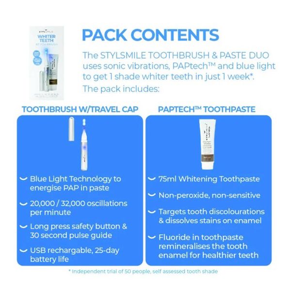 STYLSMILE Whiter Teeth Brush Kit