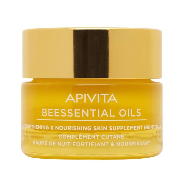 Apivita Beessential Oils Strengthening and Nourishing Skin Supplement Night Balm 15 ml