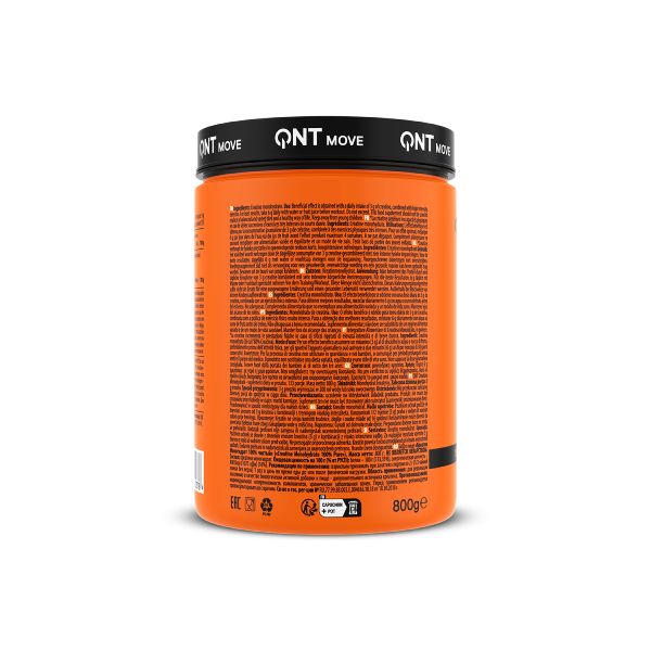 QNT Move Creatine Monohydrate Μονοϋδρική Κρεατίνη για Έντονη Προπόνηση με Γεύση Vanilla 800 gr