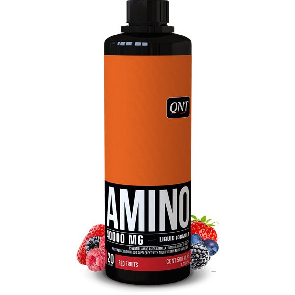 QNT Amino Acid Liquid Συμπλήρωμα Διατροφής Για Συντήρηση Των Μυών Με Γεύση Κόκκινα Φρούτα 500ml