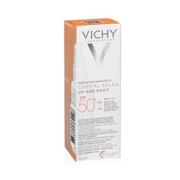 Vichy Capital Soleil UV-Age Daily Αντηλιακή Κρέμα Προσώπου Κατά της Φωτογήρανσης Spf50+ 40 ml