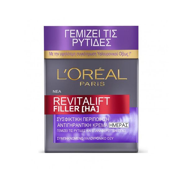 L'Oreal Paris Revitalift Filler Renew Αντιγηραντική & Συσφικτική Κρέμα Ημέρας με Υαλουρονικό Οξύ 50ml