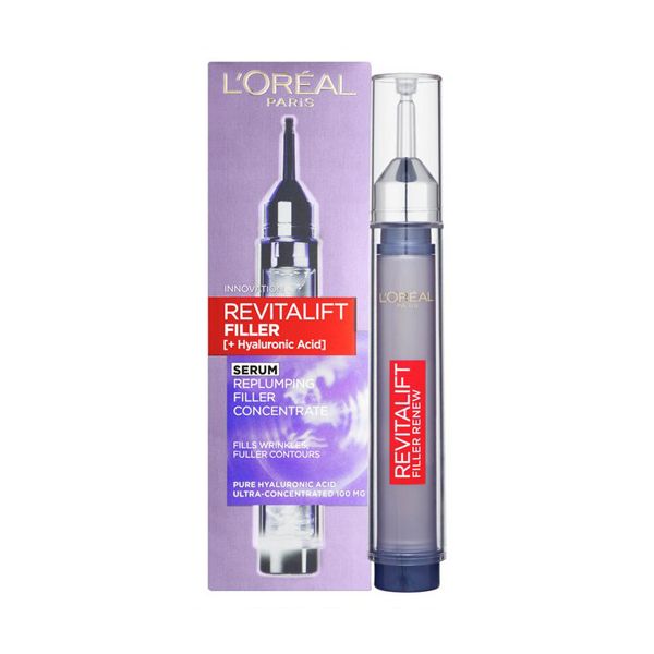 L'Oreal Paris Revitalift Filler Renew Αντιγηραντικός Ορός Προσώπου για Σφριγηλότητα, με Υαλουρονικό Οξύ 16ml